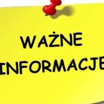 WAŻNA INFORMACJA